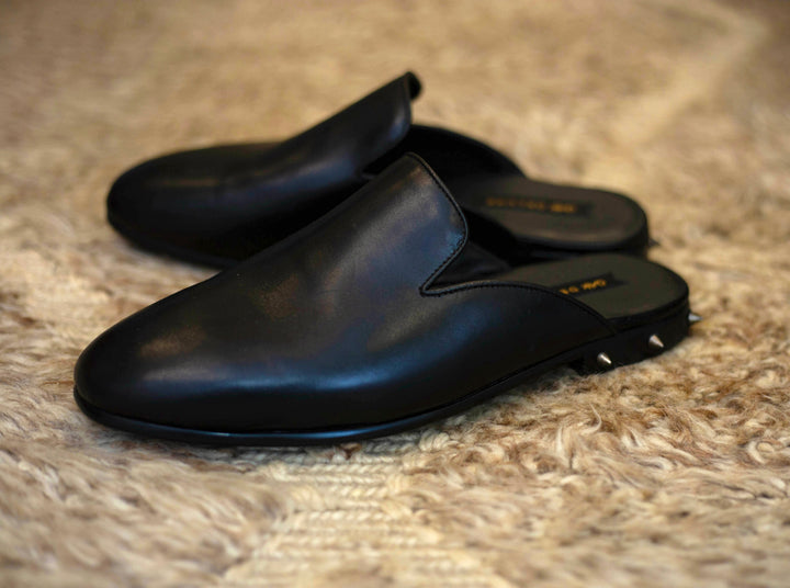 Studded half shoe